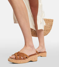 Jimmy Choo Maribou 50 suede sandals