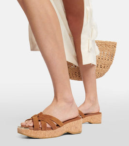 Jimmy Choo Maribou 50 suede sandals