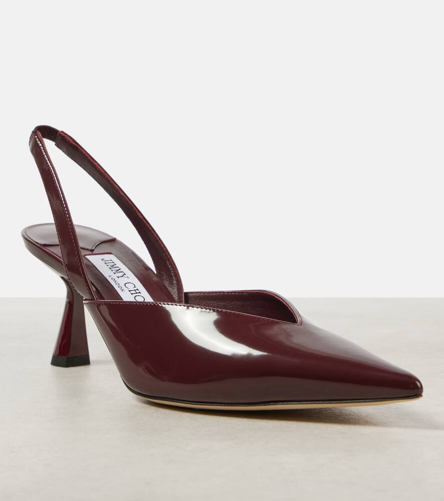 Jimmy Choo Maryanne 65 patent leather slingback pumps