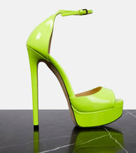 Jimmy Choo Max 150 patent leather platform sandals