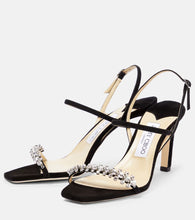 Jimmy Choo Meira 85 embellished suede sandals