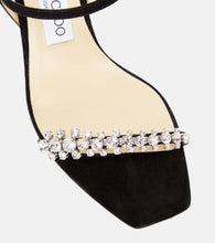 Jimmy Choo Meira 85 embellished suede sandals