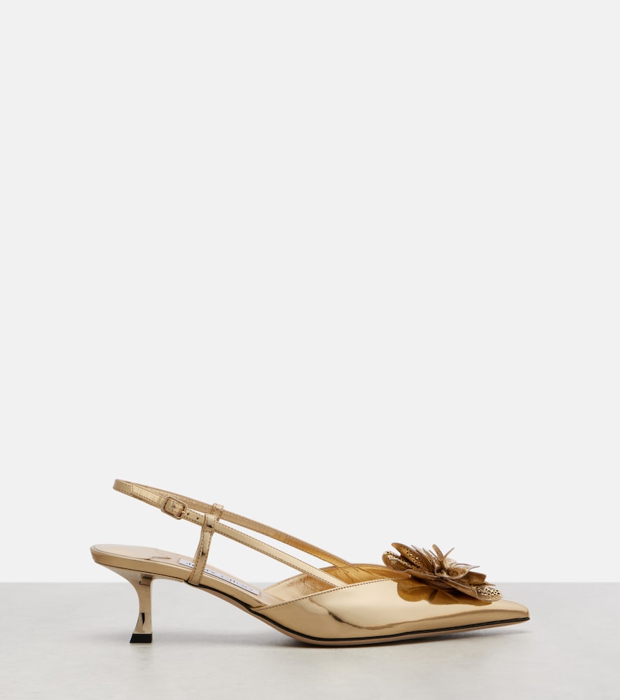 Jimmy Choo Mimmi 50 leather slingback pumps