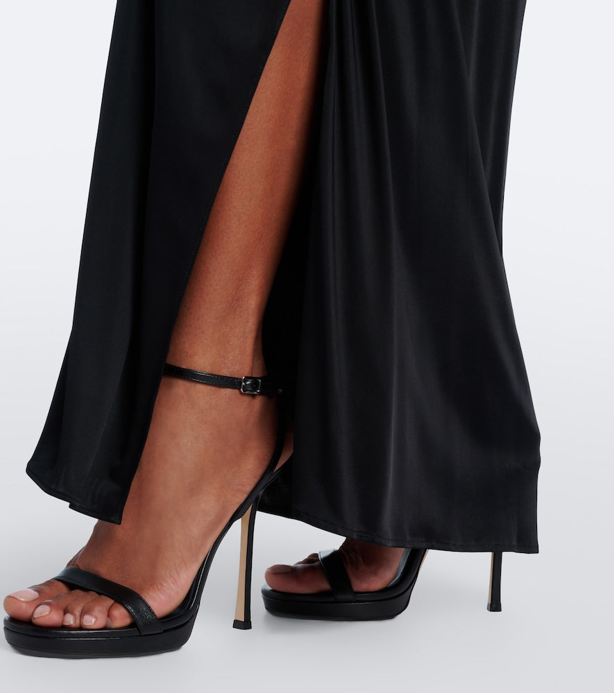 Jimmy Choo Moza leather platform sandals