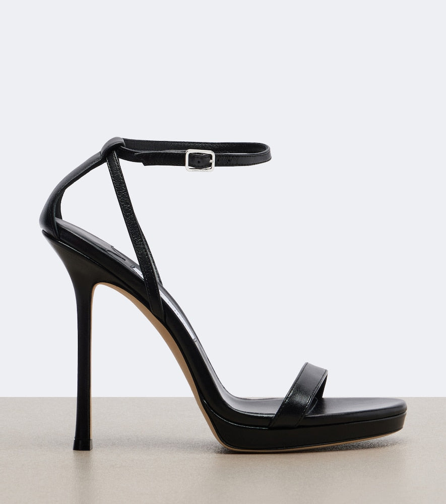 Jimmy Choo Moza leather platform sandals