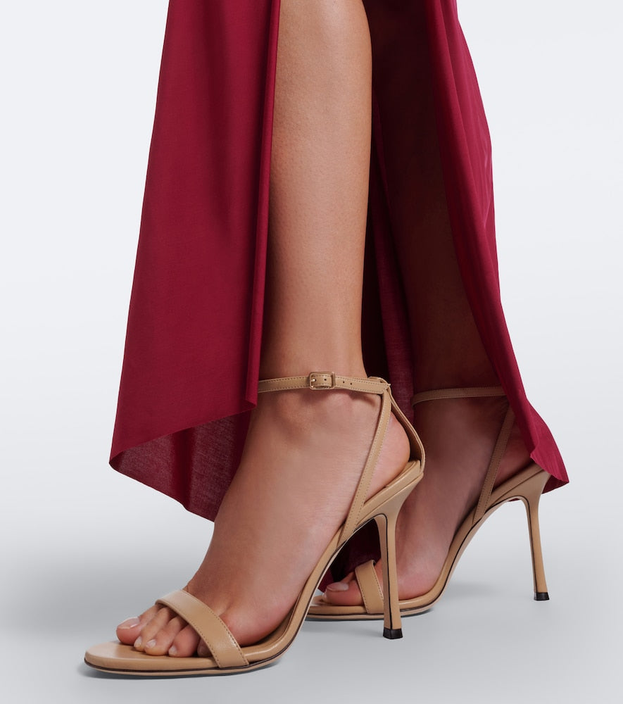 Jimmy Choo Moza leather sandals