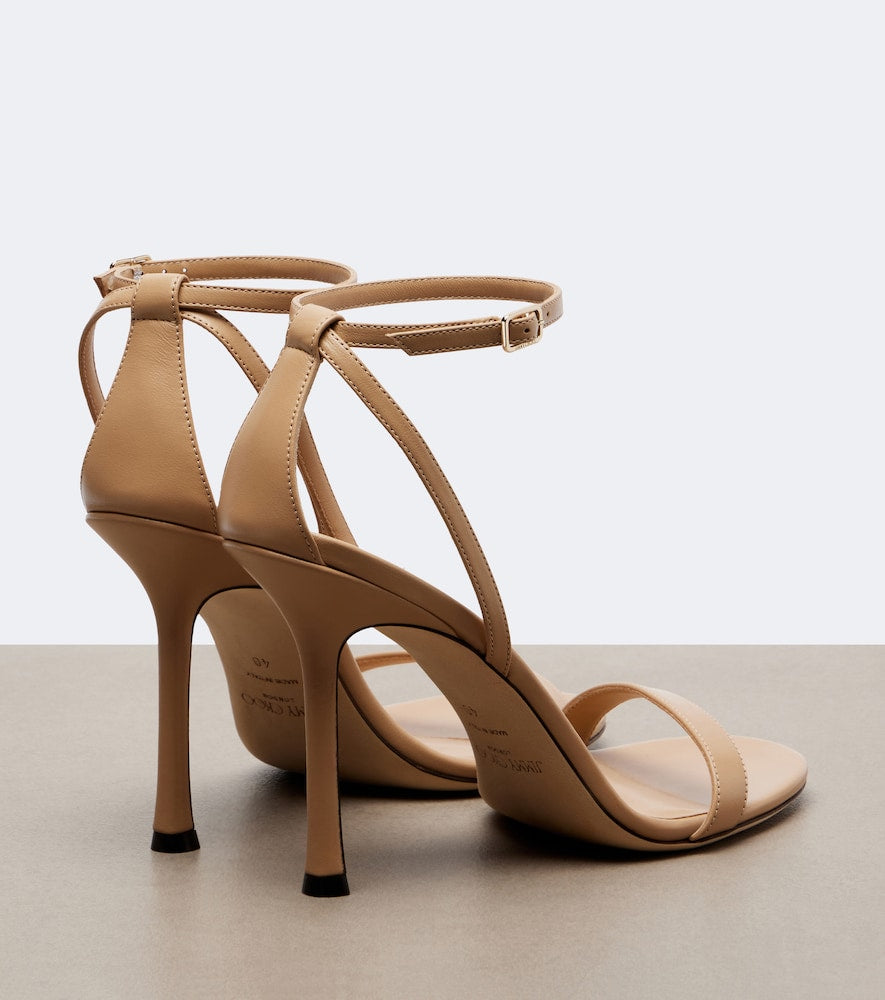 Jimmy Choo Moza leather sandals