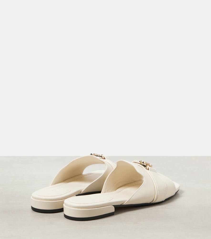Jimmy Choo Nako leather slides
