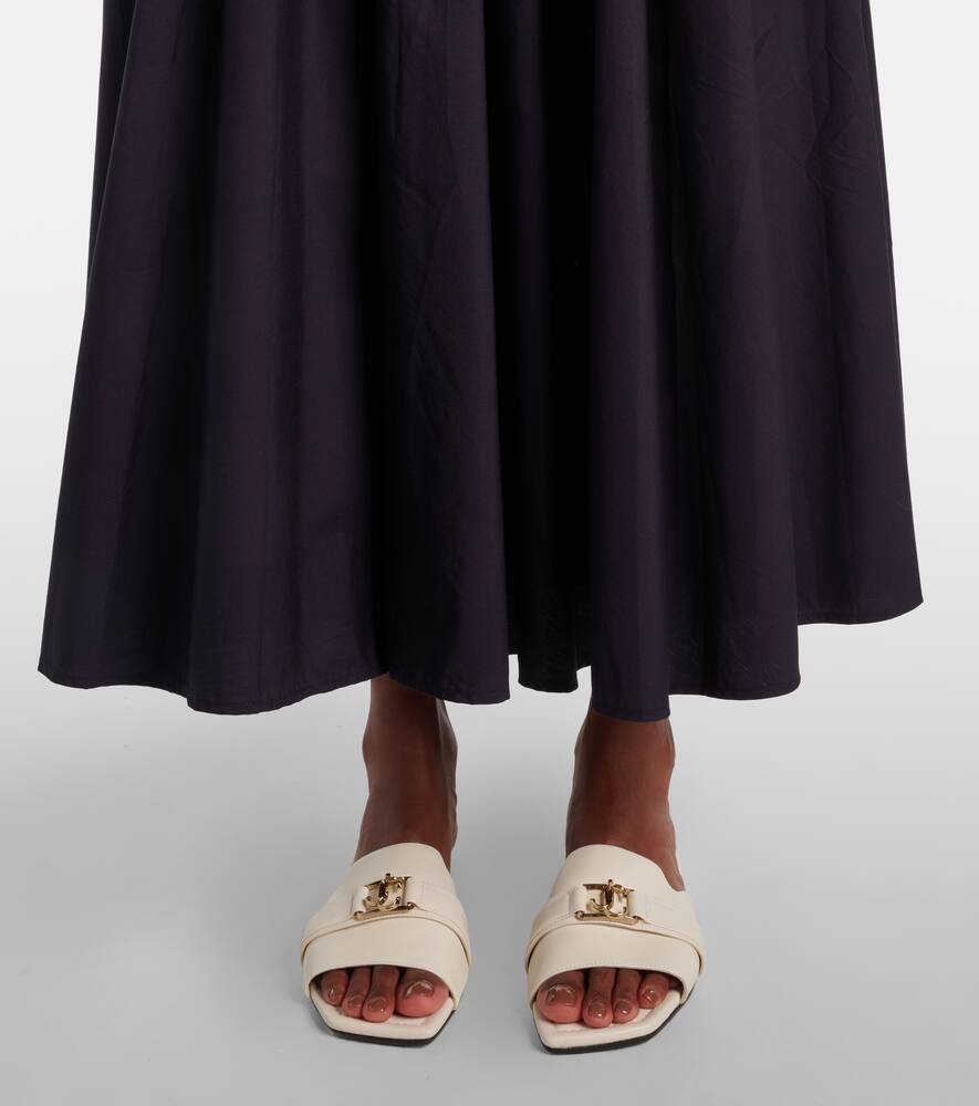 Jimmy Choo Nako leather slides