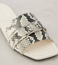 Jimmy Choo Nako snake-effect leather slides