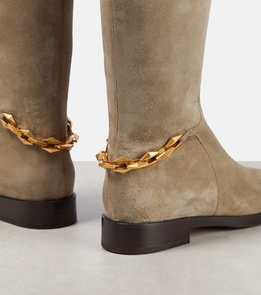 Jimmy Choo Nell suede knee-high boots