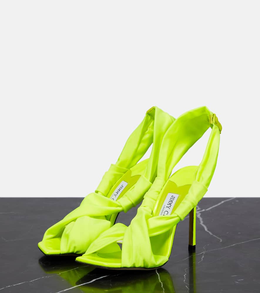Jimmy Choo Neoma 110 jersey sandals