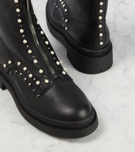 Jimmy Choo Nola embellished leather ankle boots