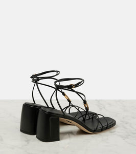 Jimmy Choo Onyxia 70 leather sandals