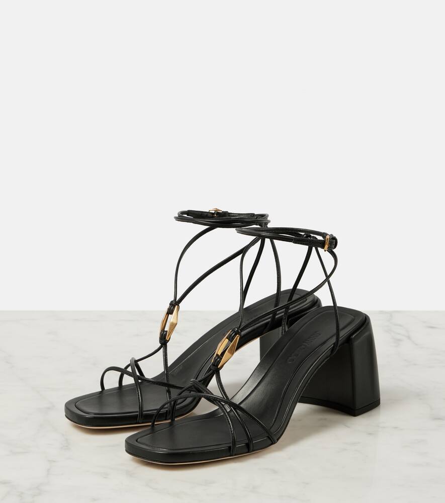 Jimmy Choo Onyxia 70 leather sandals