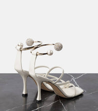 Jimmy Choo Ottilia 90 embellished leather sandals