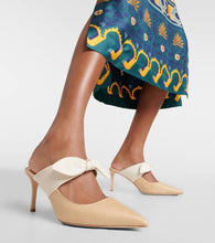 Jimmy Choo Rali 75 raffia and leather mules