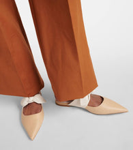 Jimmy Choo Rali leather and raffia mules