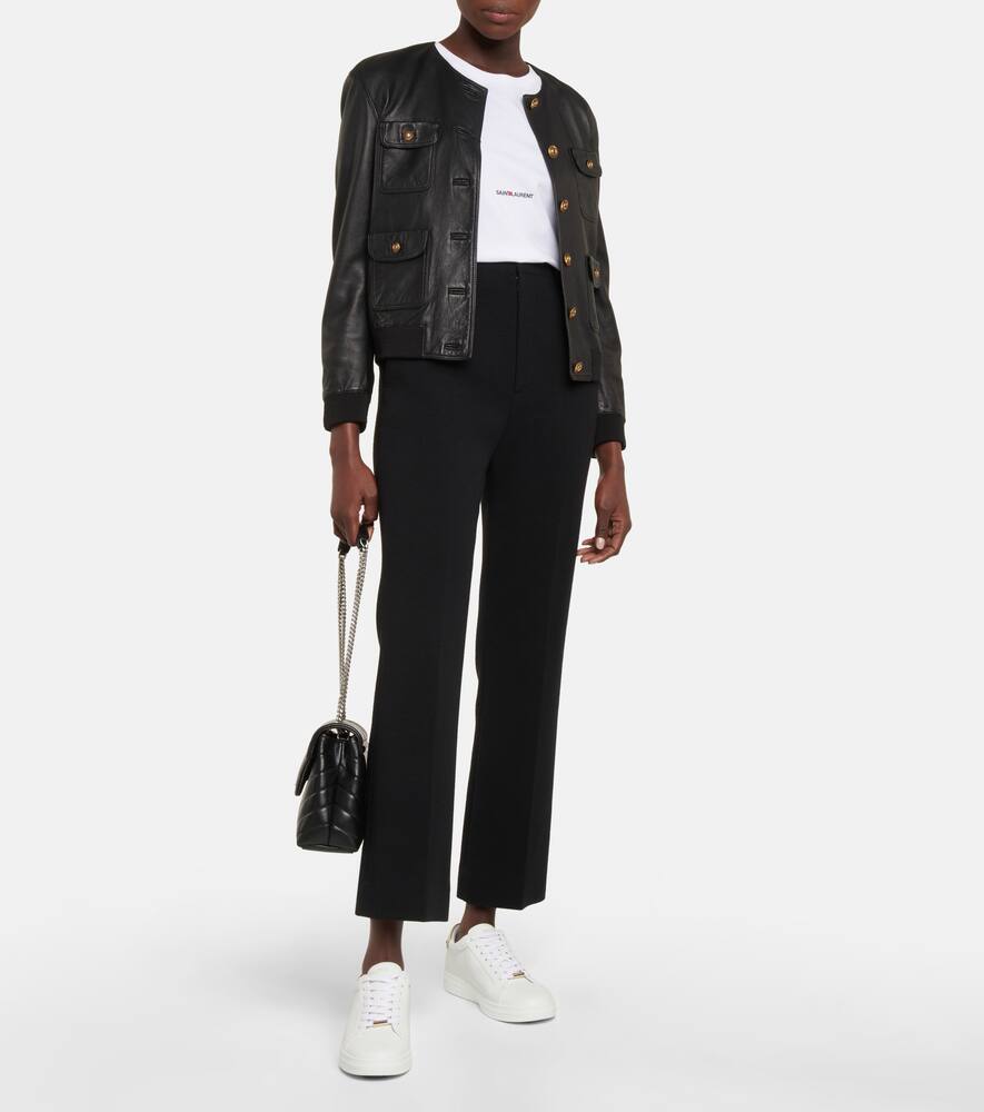 Jimmy Choo Rome/F leather sneakers