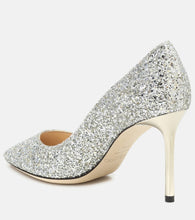 Jimmy Choo Romy 85 glitter pumps