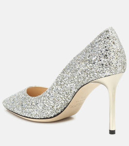 Jimmy Choo Romy 85 glitter pumps