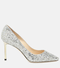 Jimmy Choo Romy 85 glitter pumps