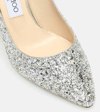 Jimmy Choo Romy 85 glitter pumps