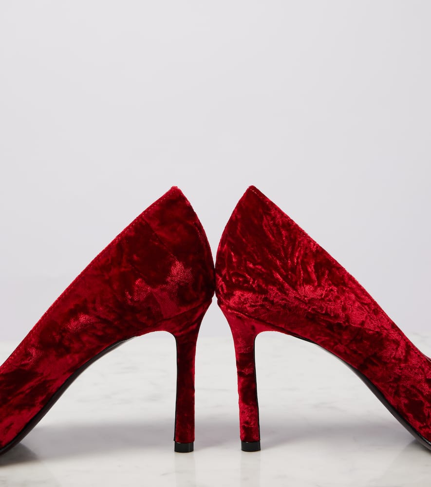 Jimmy Choo Romy 85 velvet pumps