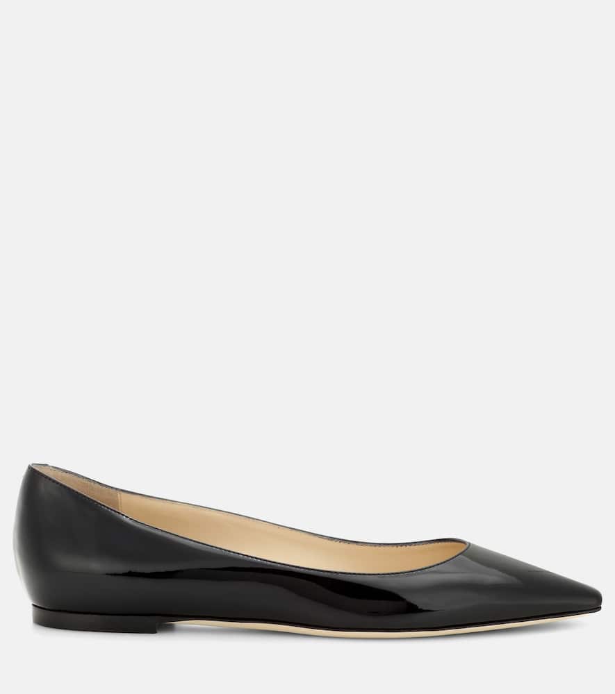 Jimmy Choo Romy patent leather ballet flats