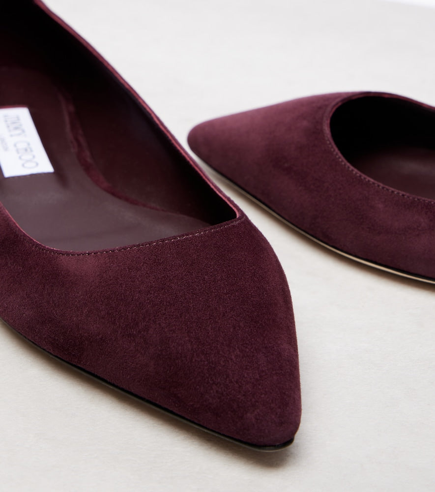 Jimmy Choo Romy suede ballet flats