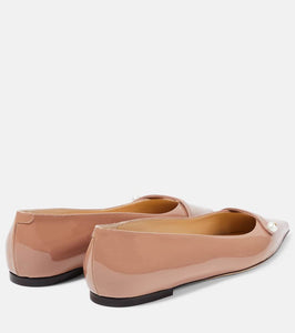 Jimmy Choo Rosalia patent leather ballet flats