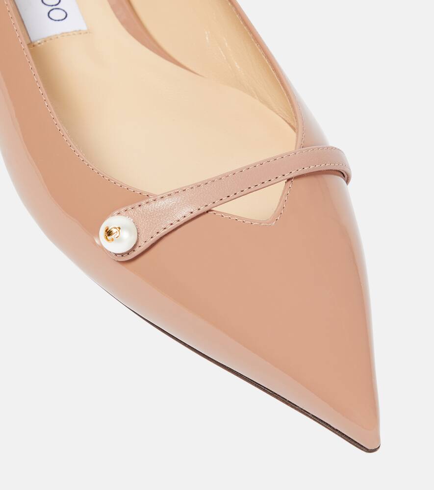 Jimmy Choo Rosalia patent leather ballet flats