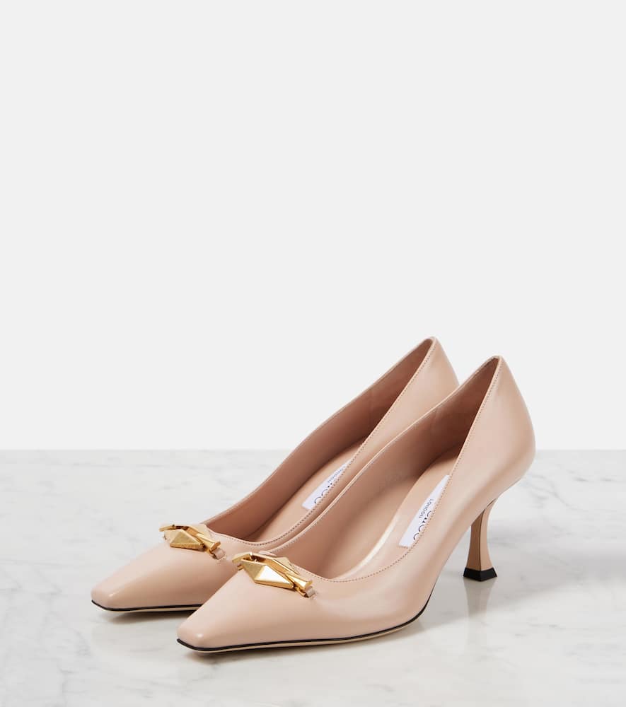 Jimmy Choo Ryker 70 embellished leather pumps
