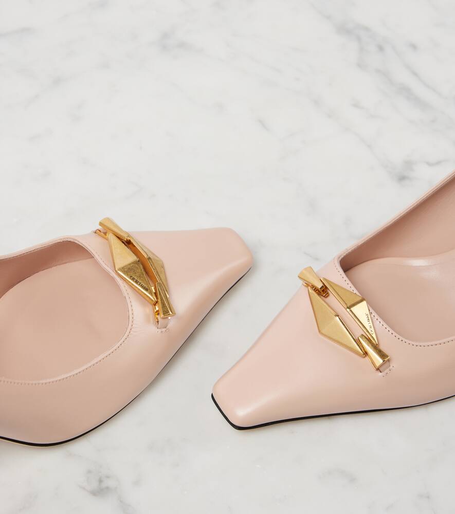 Jimmy Choo Ryker 70 embellished leather pumps