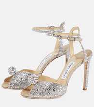 Jimmy Choo Sacora 100 embellished sandals