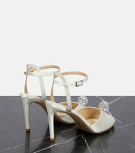 Jimmy Choo Sacora 85 embellished satin sandals