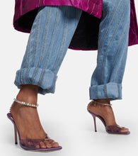 Jimmy Choo Saeda 100 embellished PVC sandals