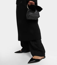 Jimmy Choo Saeda patent leather crystal flats