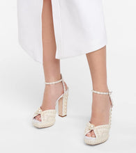 Jimmy Choo Saracria 120 embellished satin sandals