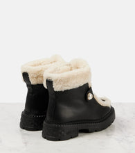 Jimmy Choo Shea shearling-lined leather ankle boots