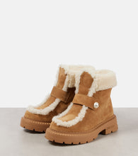 Jimmy Choo Shea shearling-lined suede ankle boots