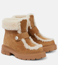 Jimmy Choo Shea shearling-lined suede ankle boots - Jimmy Choo Shea 羊毛衬里麂皮踝靴