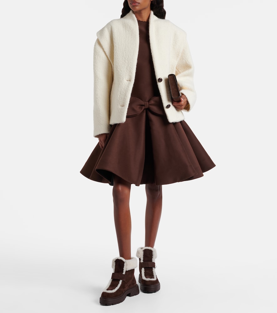 Jimmy Choo Shea suede and shearling ankle boots