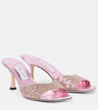 Jimmy Choo Skye 70 embellished suede mules