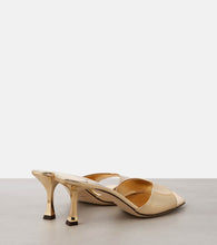 Jimmy Choo Skye 70 metallic leather mules