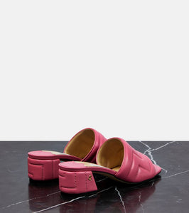 Jimmy Choo Themis matelass√É¬© leather mules