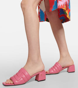 Jimmy Choo Themis matelass√É¬© leather mules