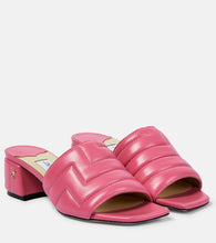 Jimmy Choo Themis matelass√É¬© leather mules