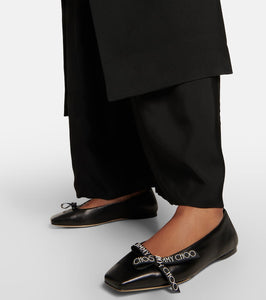 Jimmy Choo Veda leather ballet flats