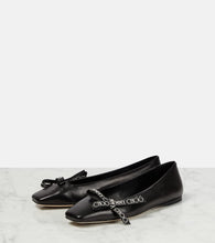 Jimmy Choo Veda leather ballet flats